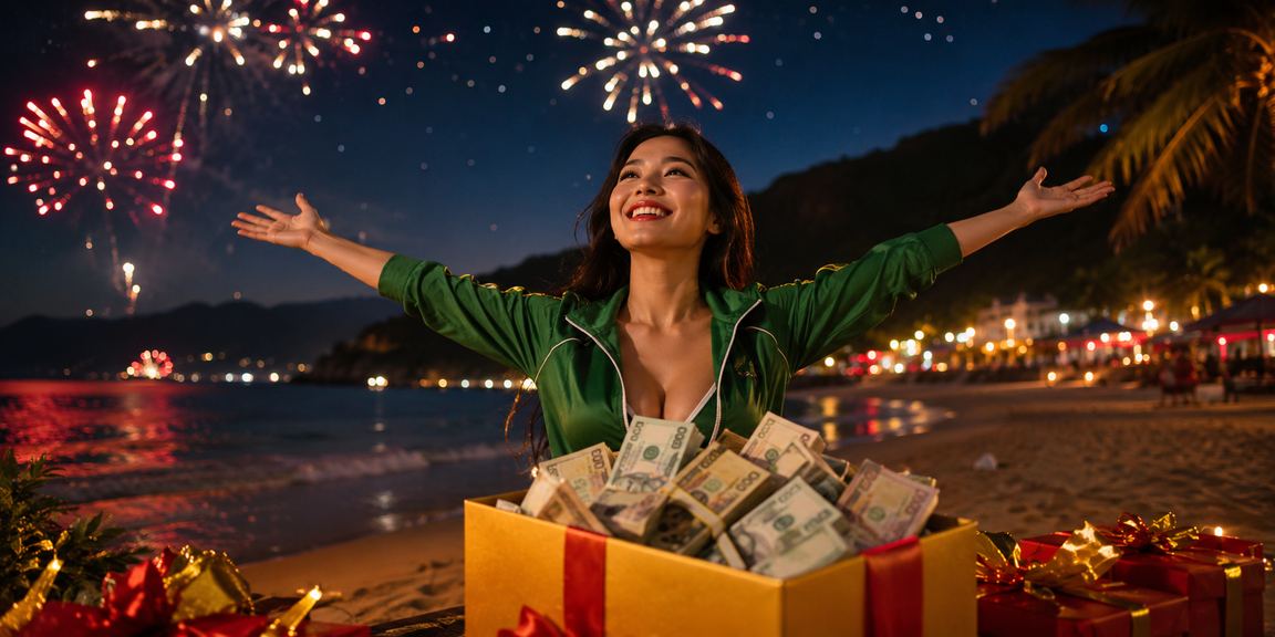 Người dùng thư giãn tại Côn Đảo theo dõi kết quả cá cược trên điện thoại